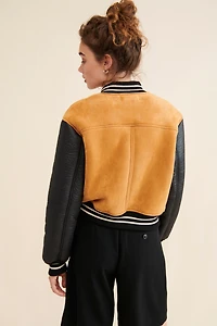 [BLANKNYC] Booksmart Colorblock Bomber