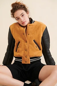[BLANKNYC] Booksmart Colorblock Bomber