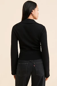 Laundry by Shelli Segal Knit Collared Sweater