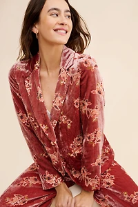 Hutch Floral Velvet Blazer
