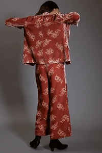 Hutch Floral Velvet Blazer