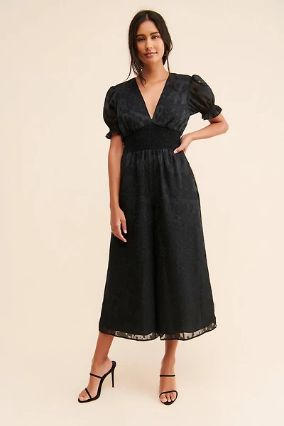 Hutch Burnout Wide Leg Jumpsuit