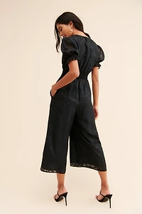 Hutch Burnout Wide Leg Jumpsuit