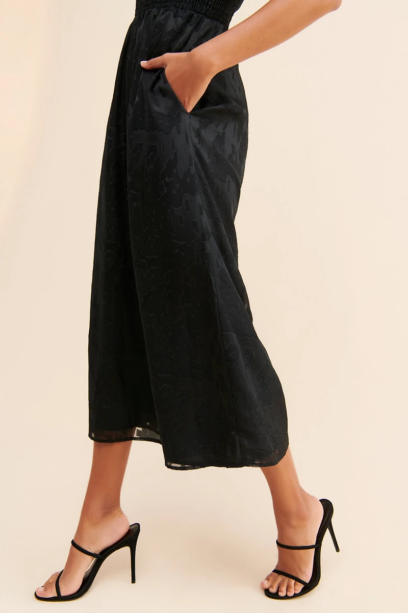Hutch Burnout Wide Leg Jumpsuit