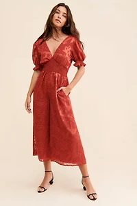 Hutch Burnout Wide Leg Jumpsuit