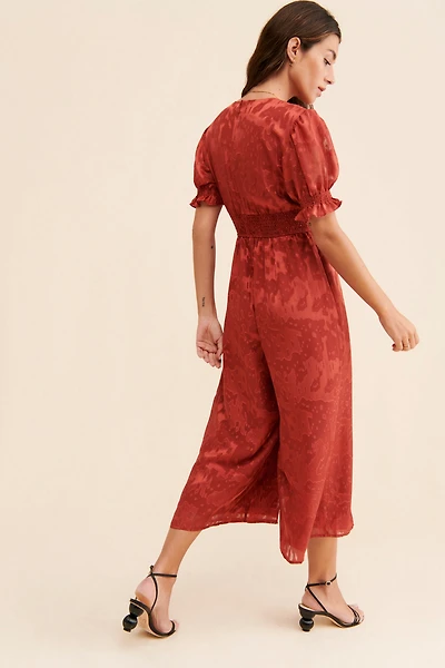 Hutch Burnout Wide Leg Jumpsuit