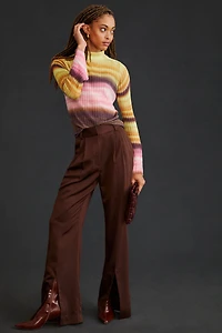 Pilcro Velvet Turtleneck Sweater