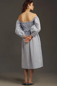 Maeve Smocked Midi Dress