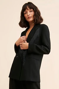 Hutch Double Breasted Fringe Blazer