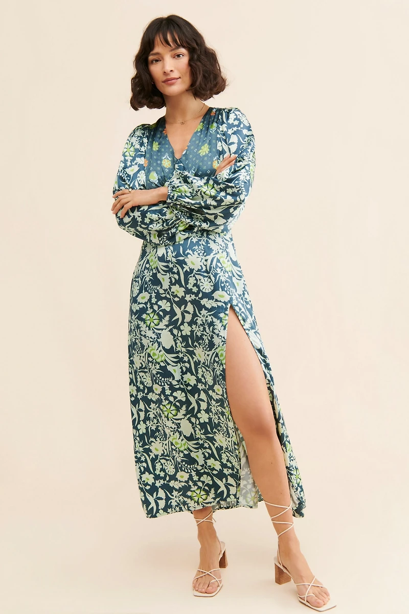 Damson Madder Stormi Tie-Back Dress