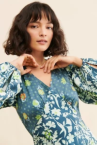 Damson Madder Stormi Tie-Back Dress