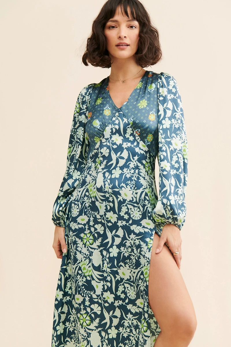 Damson Madder Stormi Tie-Back Dress