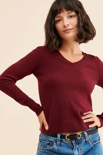 Nouveaux Cashmere V-Neck Sweater