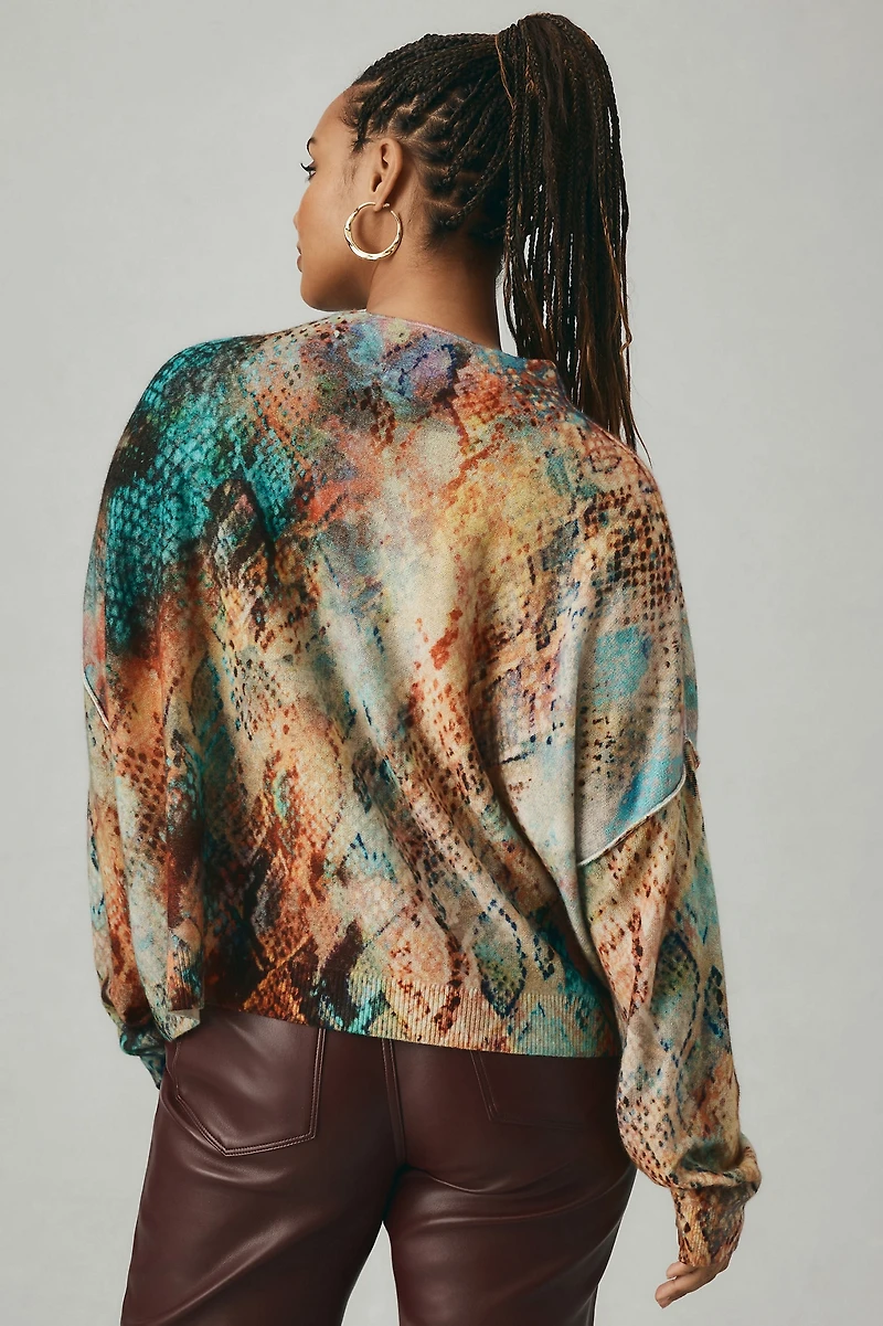 Pilcro The Alani Cashmere Mock Neck Sweater