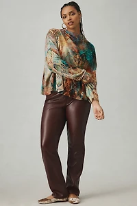 Pilcro The Alani Cashmere Mock Neck Sweater