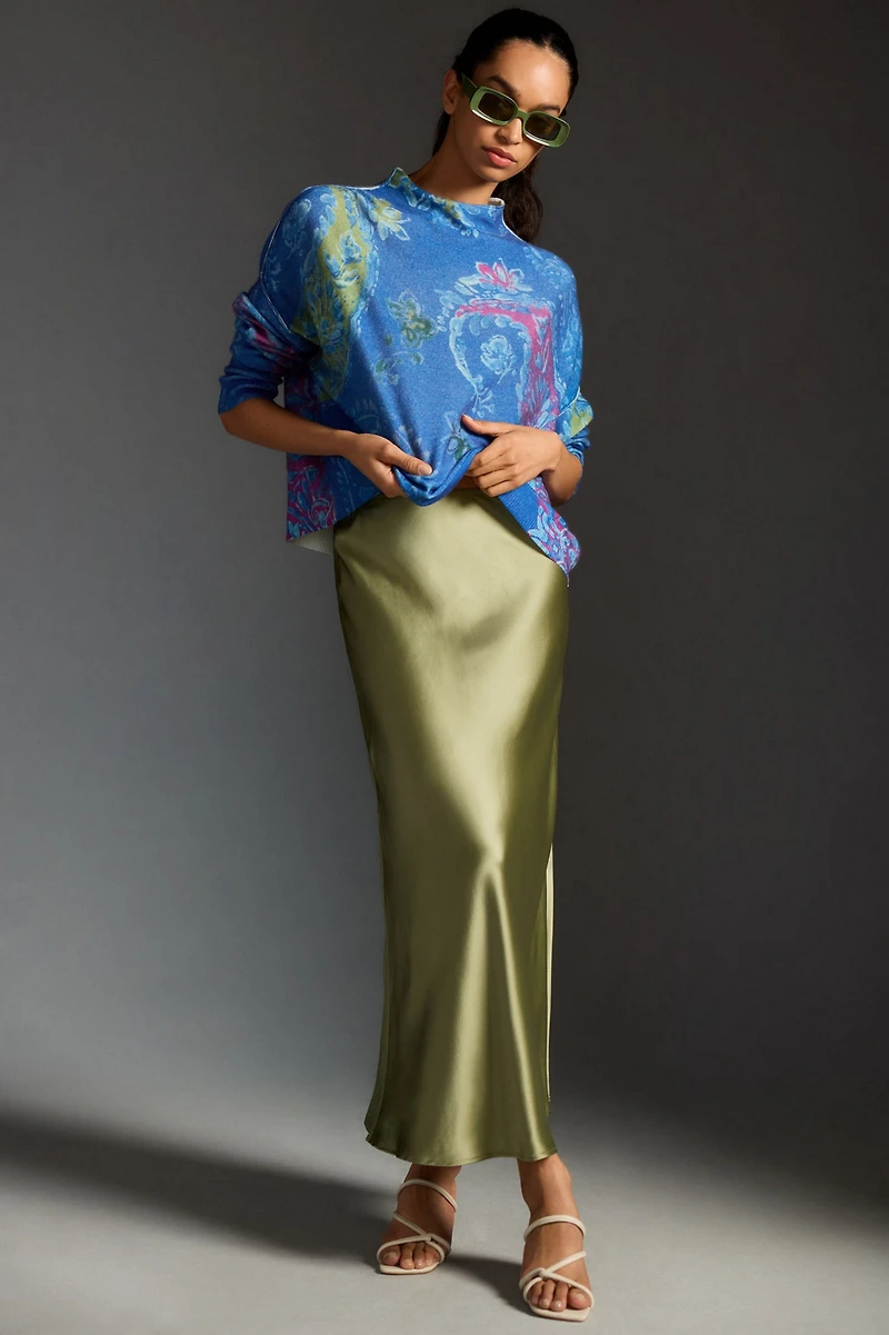 Pilcro The Alani Cashmere Mock Neck Sweater