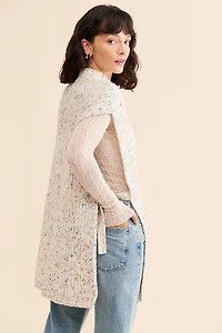 Nouveaux Mock Neck Maxi Vest