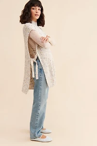 Nouveaux Mock Neck Maxi Vest