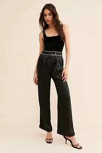 Good American Velvet Modern Tank Bodysuit