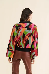 FARM Rio The Dance Multicolor Knit Sweater