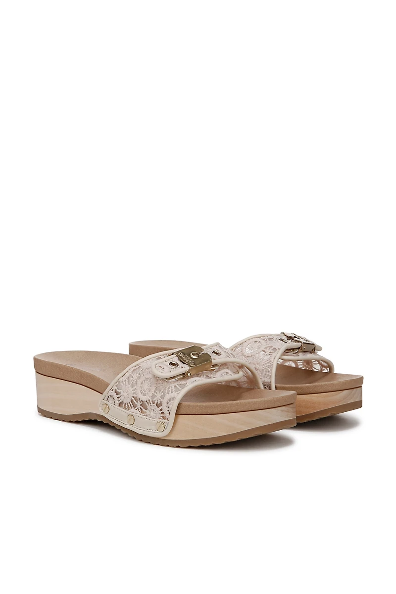 Dr. Scholl's Original Too Wood-Bottom Sandals