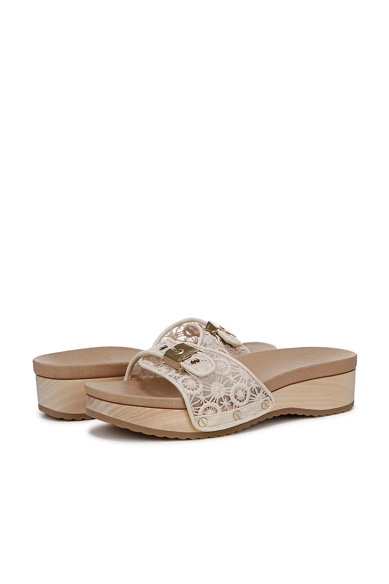 Dr. Scholl's Original Too Wood-Bottom Sandals