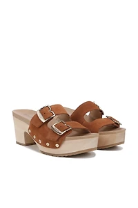 Dr. Scholl's Original Vibe Wood-Bottom Sandals