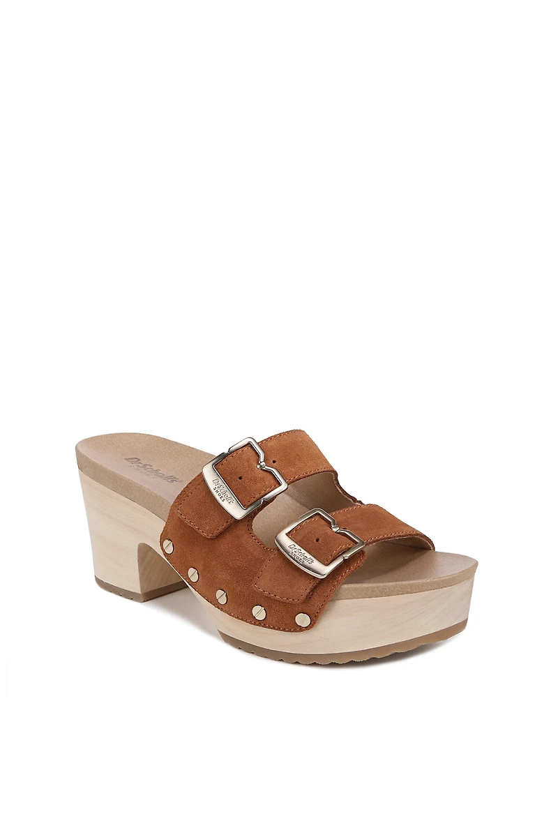 Dr. Scholl's Original Vibe Wood-Bottom Sandals