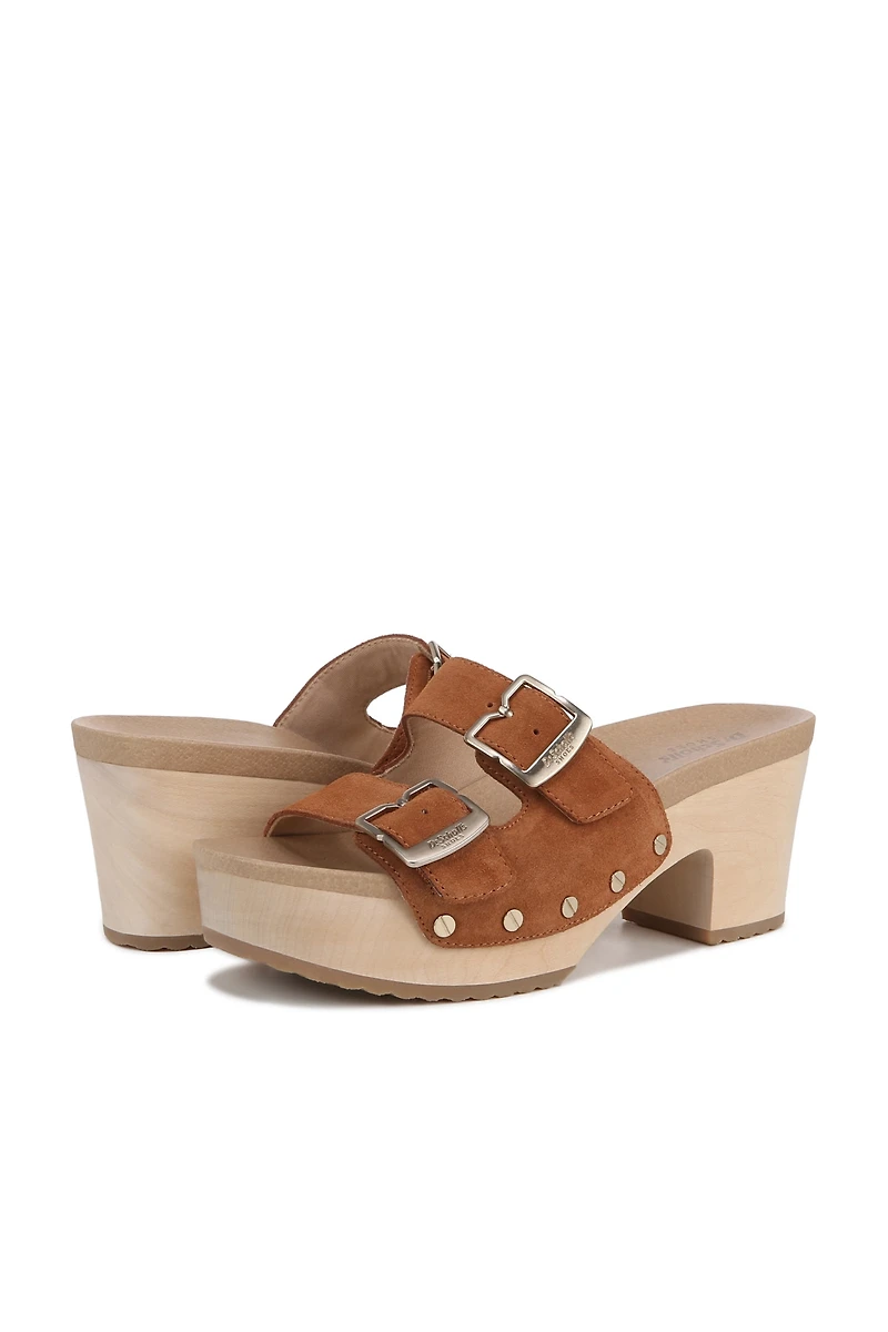 Dr. Scholl's Original Vibe Wood-Bottom Sandals
