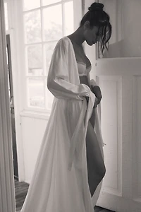 Homebodii Hermione Long-Sleeve Maxi Robe