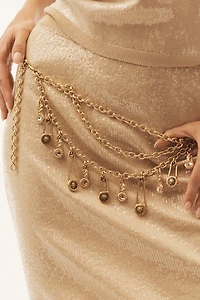 Streets Ahead Safety Pin Chain Belt