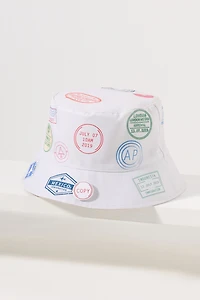 Coney Island Picnic Souvenir Patch Bucket Hat