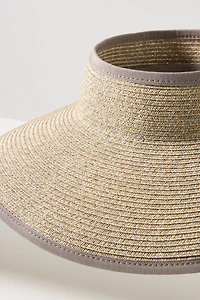 San Diego Hat Co. Wide-Brim Straw Visor