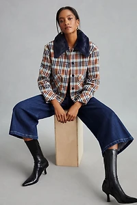 Maeve Retro Plaid Jacket