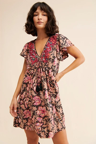 Floral Printed Tunic Dress