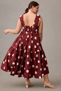 Helena Square-Neck Babydoll Dress