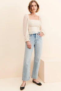 ASTR the Label Tonina Ruched Blouse