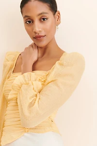 ASTR the Label Tonina Ruched Blouse