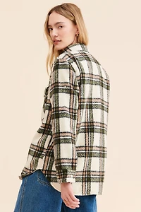 [BLANKNYC] Outsider Plaid Shirt Jacket