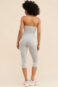 AFRM Strapless Saba Capri Onesie
