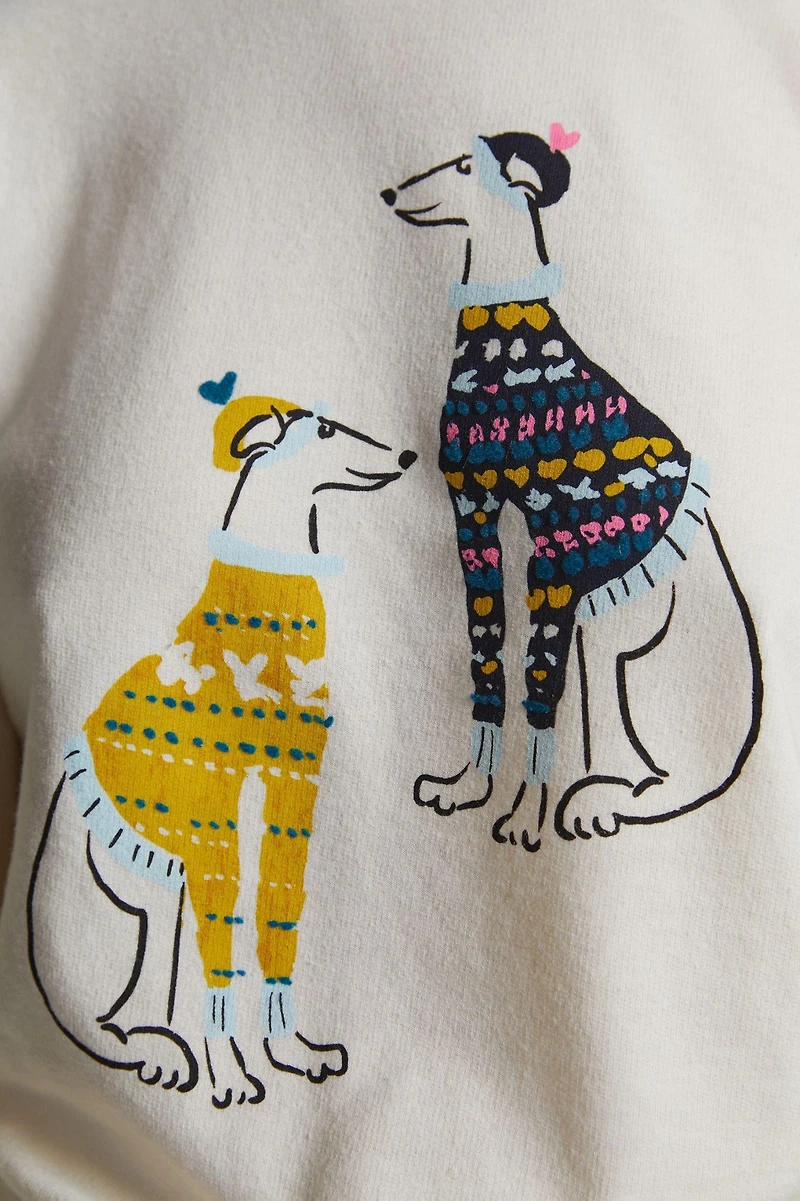 Fair Isle Dogs Sweatshirt