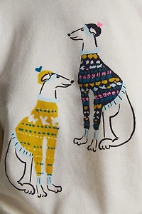 Fair Isle Dogs Sweatshirt