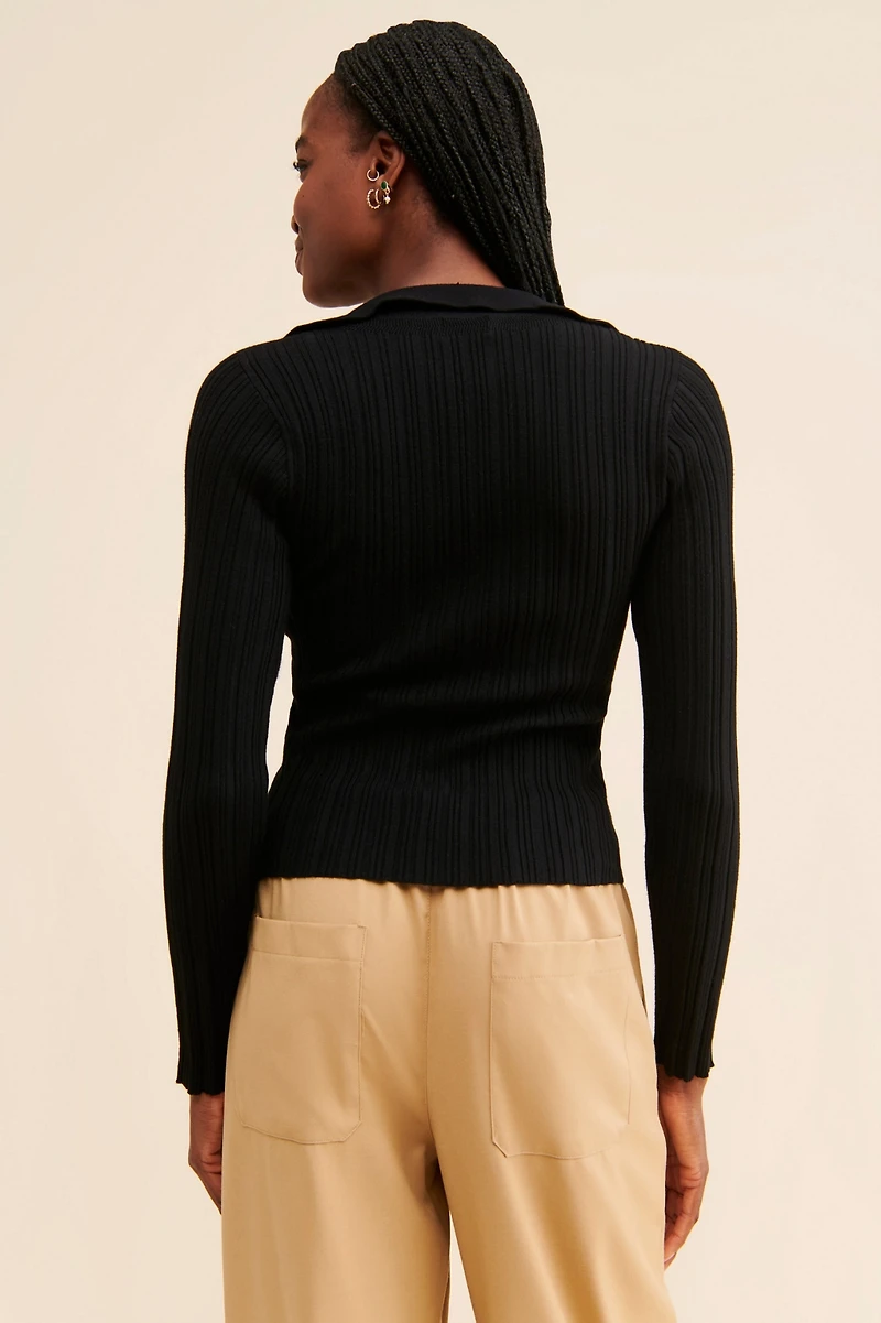 Maeve Millie Ruffled Sweater