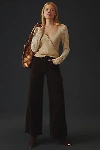 Lace-Sleeved Sweater