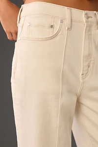 Pilcro High-Rise Seamed Wide-Leg Jeans