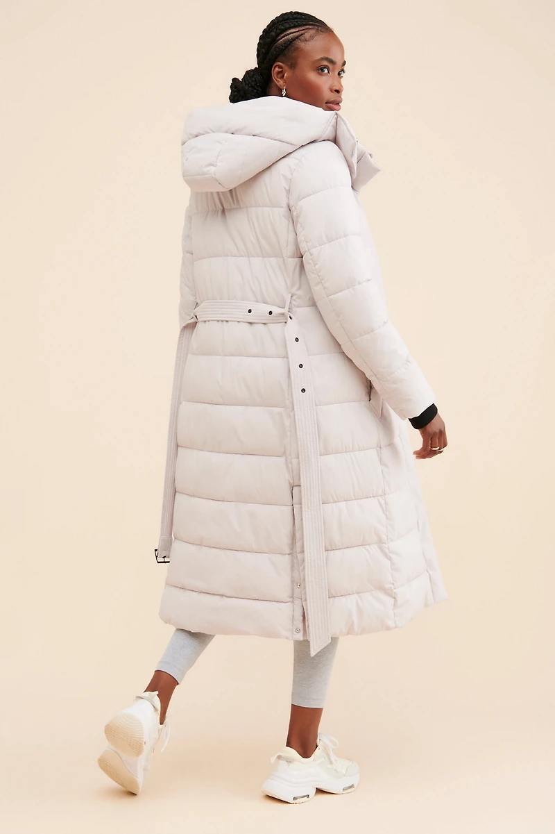 NVLT Hooded Long Puffer Coat