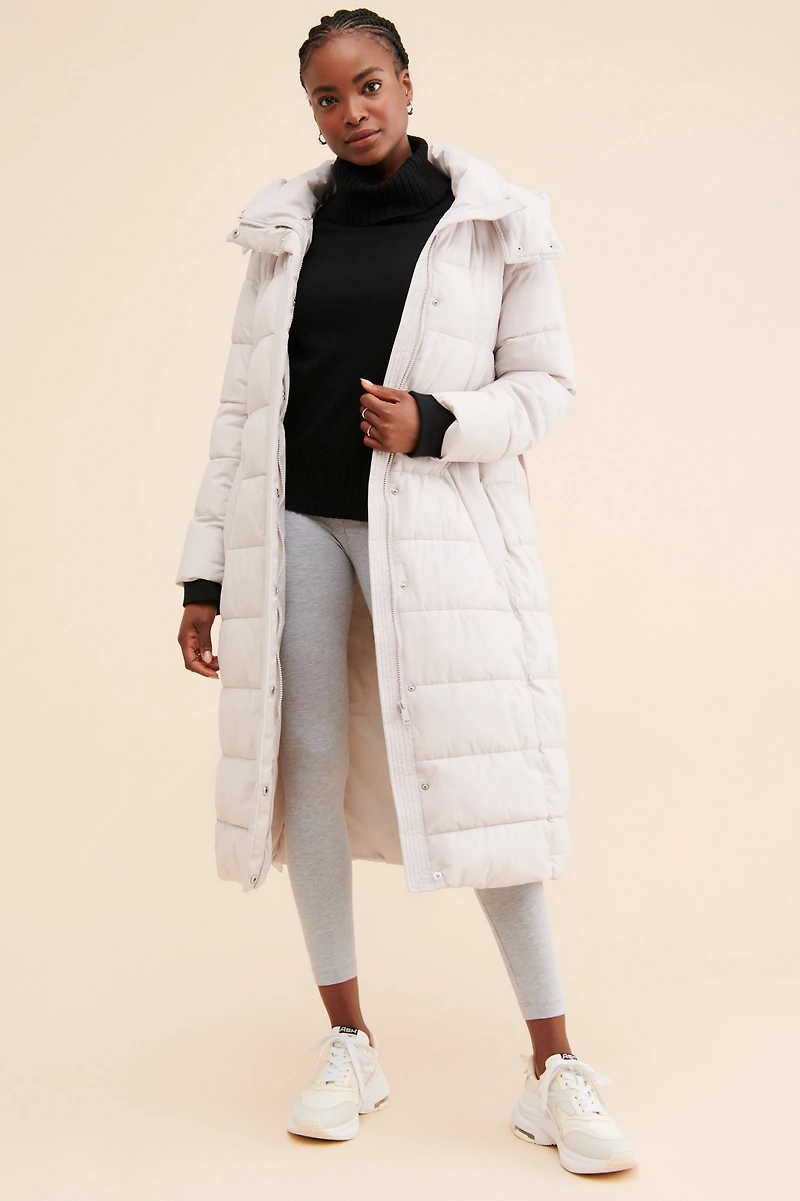 NVLT Hooded Long Puffer Coat