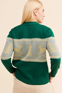Tiny Reindeer Cardigan