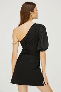 Dolan Ruched One-Shoulder Top