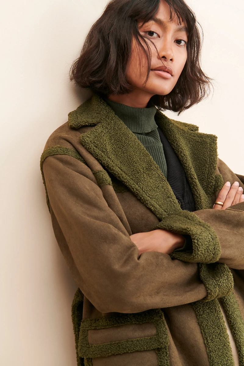 4th & Reckless Emel Fuzzy Coat